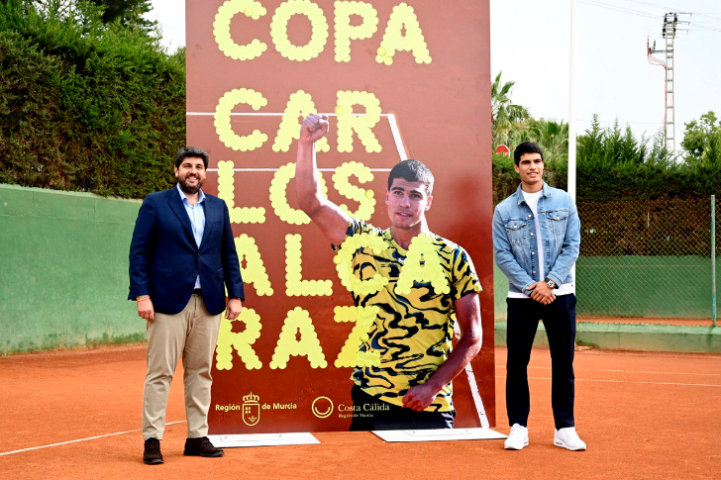 La primera Copa Carlos Alcaraz se celebrará el 28 de diciembre con un partido benéfico entre el tenista de El Palmar y Roberto Bautista